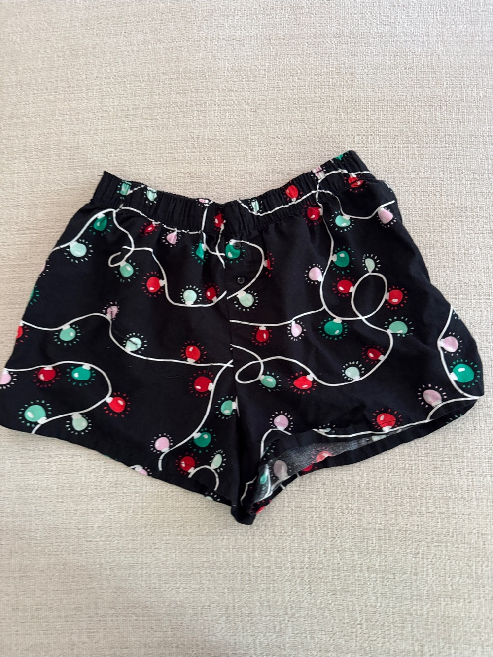 Colsie Black Holiday Light Print women’s boxer Shorts